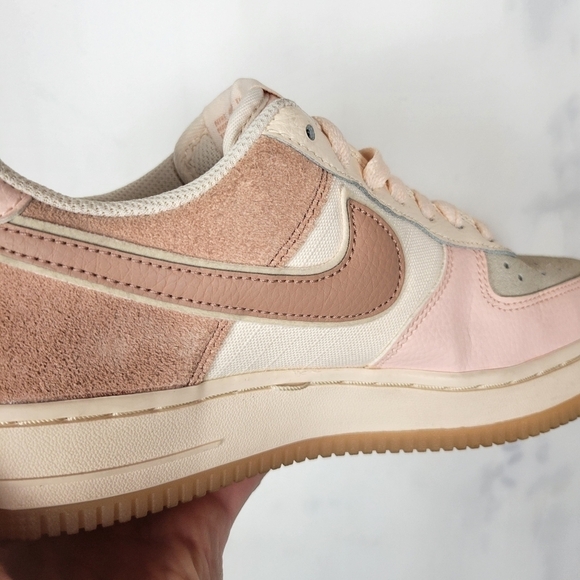 Nike Air Force 1 '07 Low Premium Pink 'Washed Coral Sneakers - Picture 15 of 16